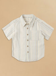 Perry Sea Stripe Polo By Rylee + Cru - ALTAR'D STATE KIDS