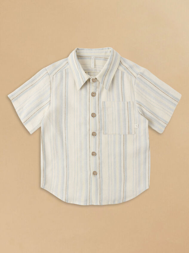 Perry Sea Stripe Polo By Rylee + Cru - ALTAR'D STATE KIDS