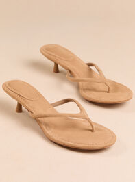 Verona Suede Kitten Heel Detail 2 - AS Kids