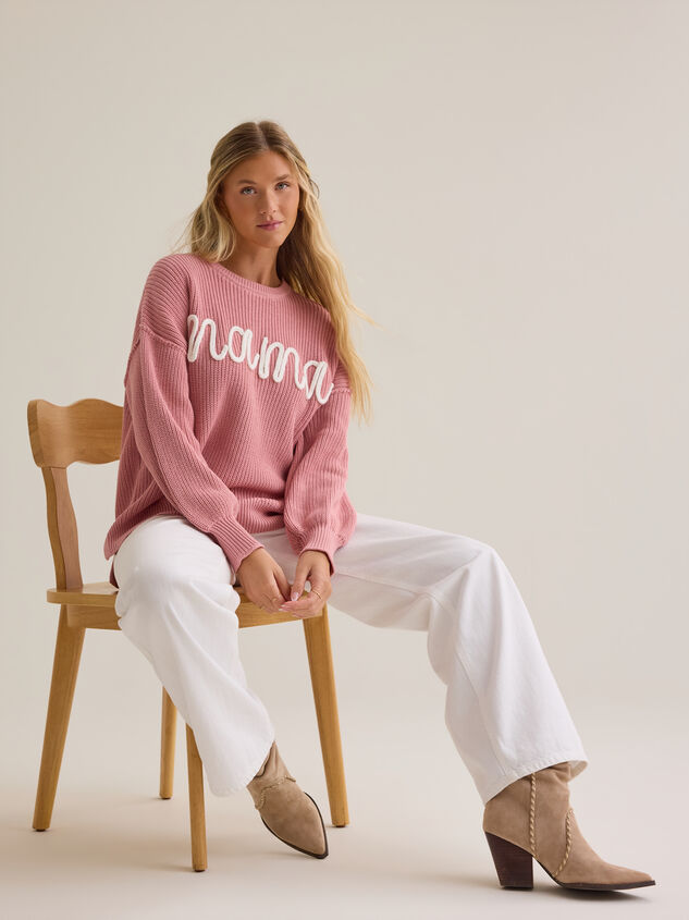 Maeve Mama Topstitch Sweater - AS Kids