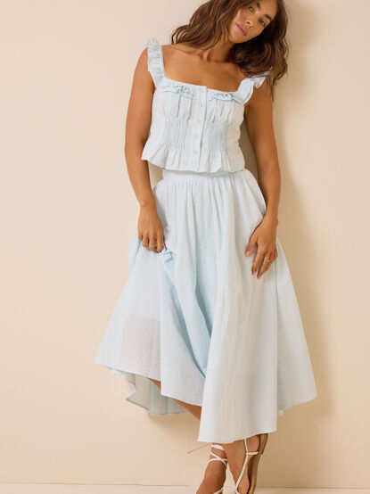 Matilda Stripe Midi Skirt - AS Kids