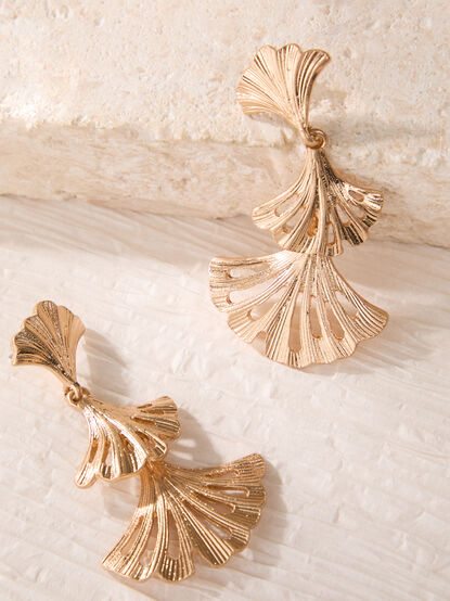 Golden Ginkgo Dangles - AS Kids
