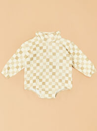 Logan Checkered Quarter-Zip Bubble - ALTAR'D STATE KIDS