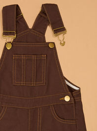 Reagan Heart Denim Overalls Detail 3 - AS Kids