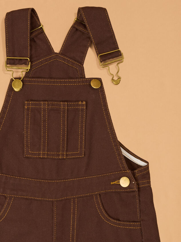 Reagan Heart Denim Overalls Detail 3 - AS Kids