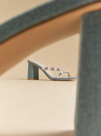 Rosette Two Strap Heels Detail 5 - ALTAR'D STATE KIDS