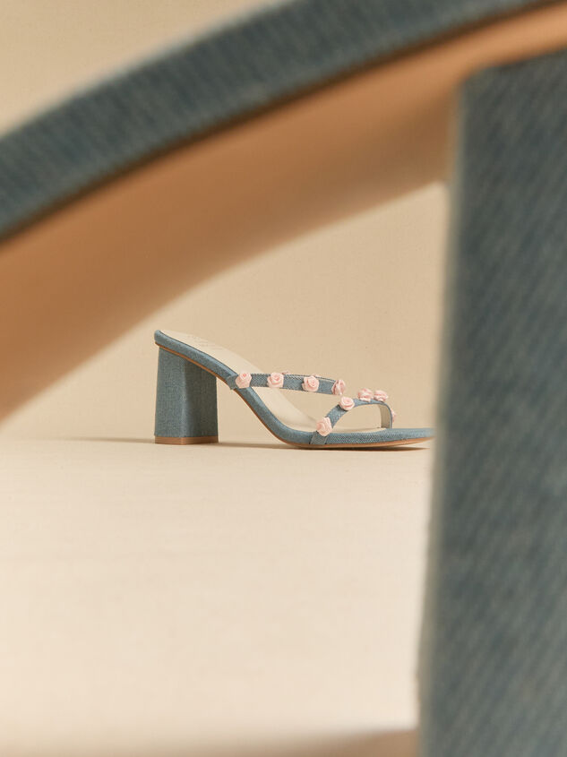 Rosette Two Strap Heels Detail 5 - ALTAR'D STATE KIDS