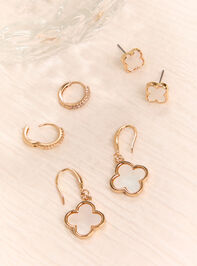 Pearl Clover Dangle Earrings - AS Kids