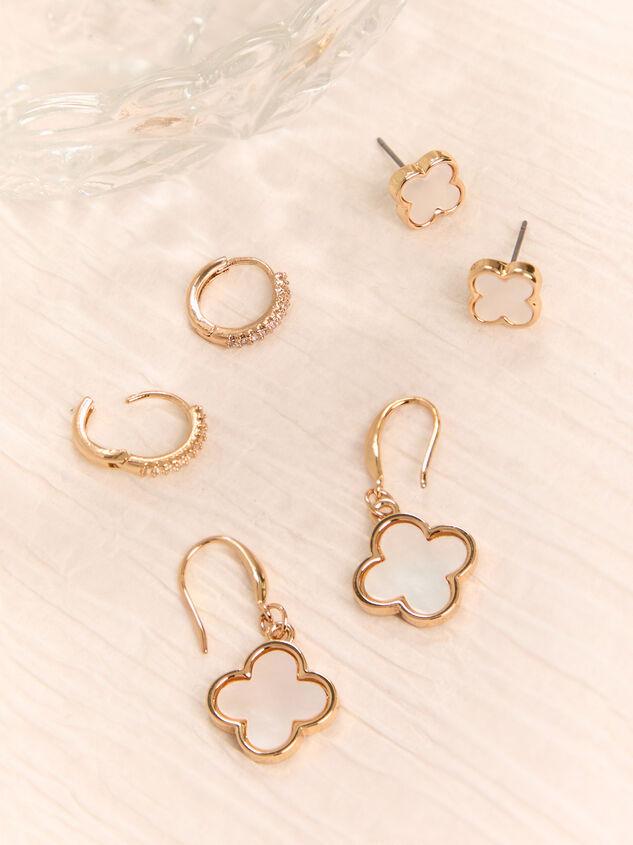 Pearl Clover Dangle Earrings - AS Kids