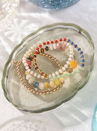 Eliana Beaded Stretch Bracelet Detail 3 - AS Kids