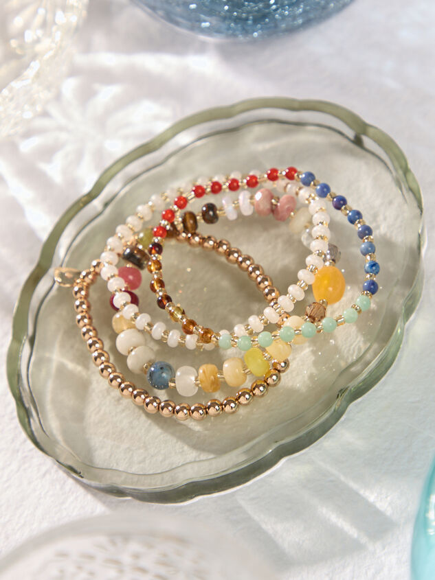 Eliana Beaded Stretch Bracelet Detail 3 - AS Kids