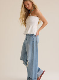 Charlotte Eyelet Strapless Top Detail 3 - ALTAR'D STATE KIDS