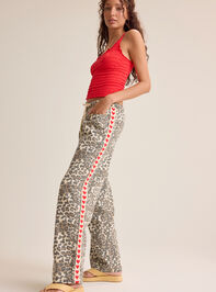 Meredith Cheetah Heart Pants - AS Kids