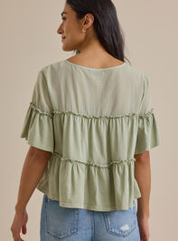 Calliope Tiered Babydoll Top Detail 4 - AS Kids