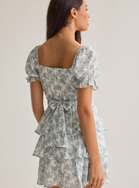 Lavelle Floral Mini Dress Detail 4 - AS Kids