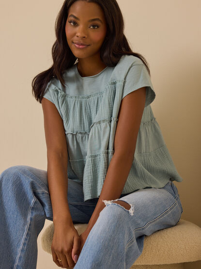 Nicole Ruffle Top - ALTAR'D STATE KIDS