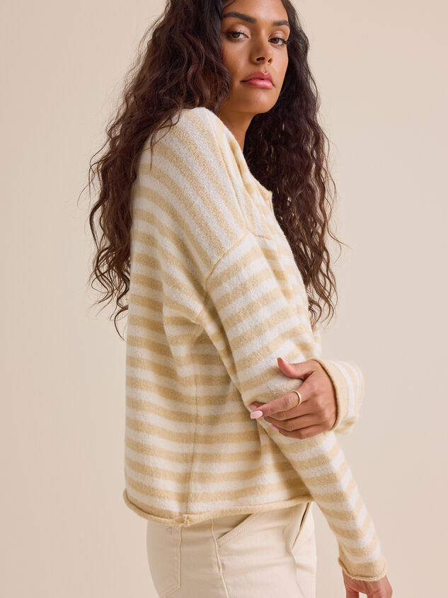 Sophia Stripe Cardigan Detail 2 - ALTAR'D STATE KIDS