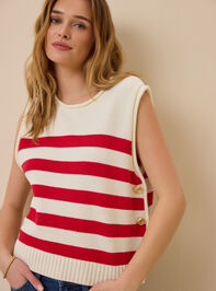 Charlotte Striped Vest Detail 3 - ALTAR'D STATE KIDS