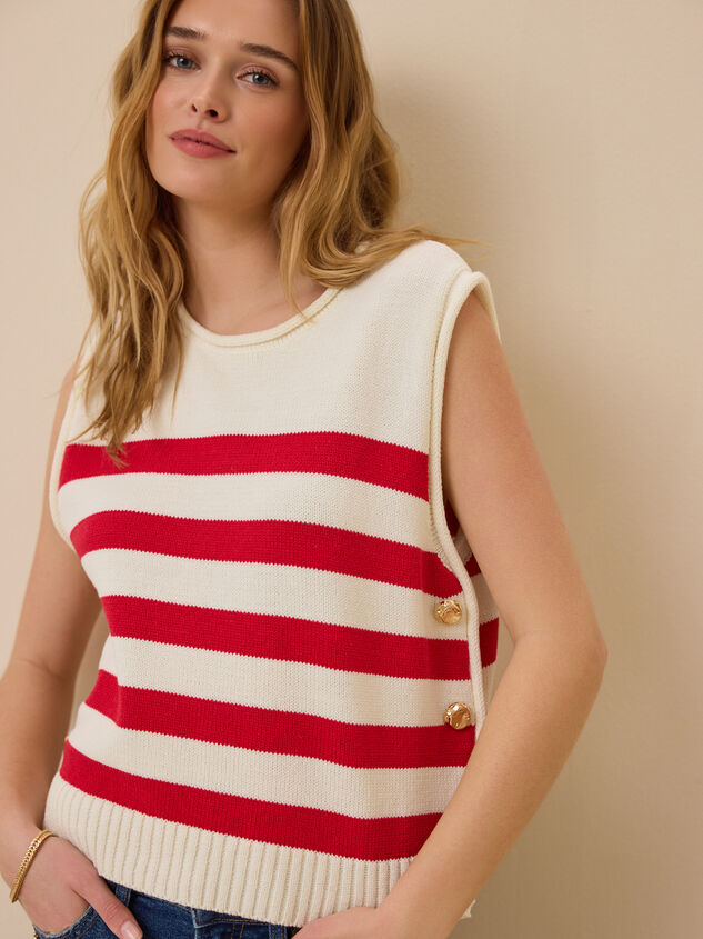 Charlotte Striped Vest Detail 3 - ALTAR'D STATE KIDS