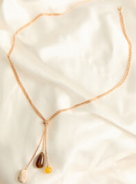Chain Knot Y Necklace Detail 2 - AS Kids