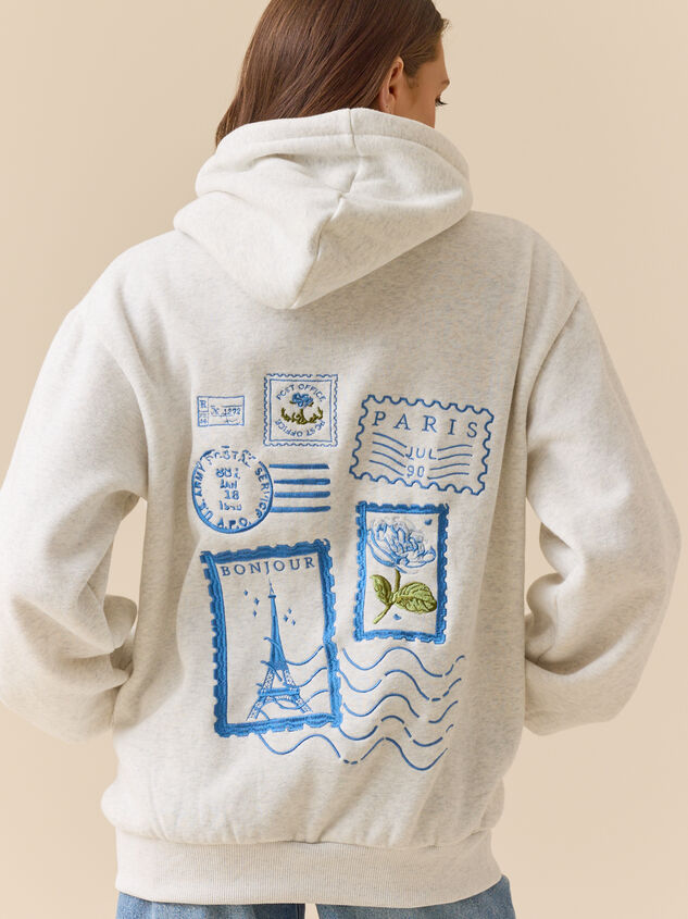 Meet Me In Paris Hoodie Detail 2 - ALTAR'D STATE KIDS