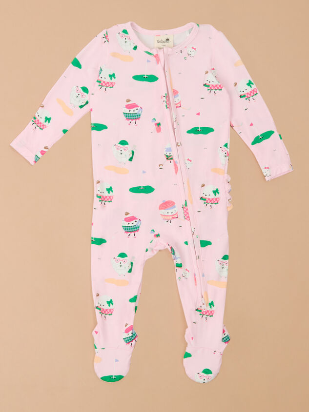 Dreaming of the Green Ruffle Footie Detail 2 - ALTAR'D STATE KIDS