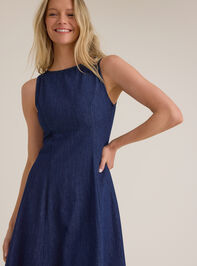 Stella Denim Midi Dress Detail 2 - ALTAR'D STATE KIDS