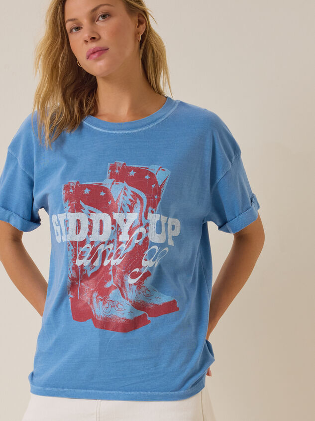Giddy Up and Go Tee Detail 2 - AS Kids