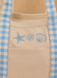 Sandy Shore Canvas Tote Detail 2 - ALTAR'D STATE KIDS