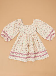 Zoey Floral Mini Dress Detail 2 - ALTAR'D STATE KIDS