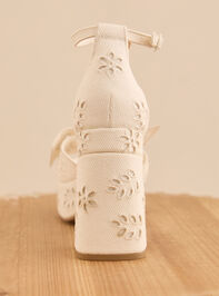 Liloa Eyelet Platform Heel Detail 4 - ALTAR'D STATE KIDS