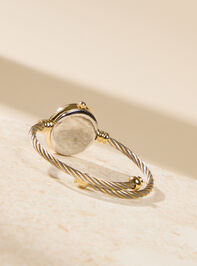 Twisted Cuff Round Watch Detail 5 - AS Kids