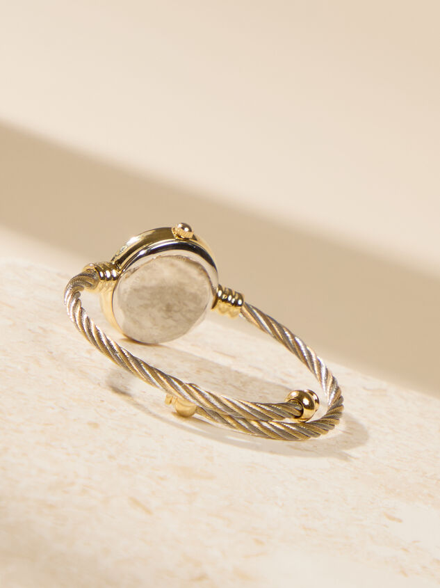 Twisted Cuff Round Watch Detail 5 - AS Kids