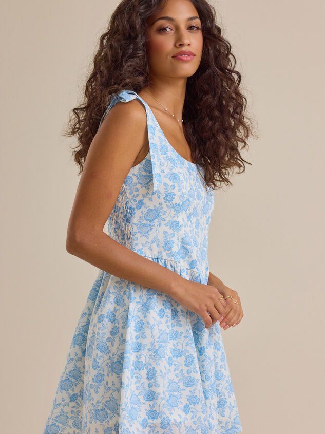 Tahlia Floral Mini Dress Detail 3 - ALTAR'D STATE KIDS