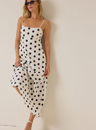 Emmalie Polka Dot Maxi Dress Detail 3 - AS Kids