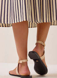 Barcelona Toe Ring Sandal Detail 3 - AS Kids