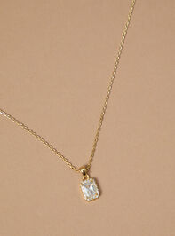 18K Gold Radiant Charm Necklace Detail 2 - ALTAR'D STATE KIDS