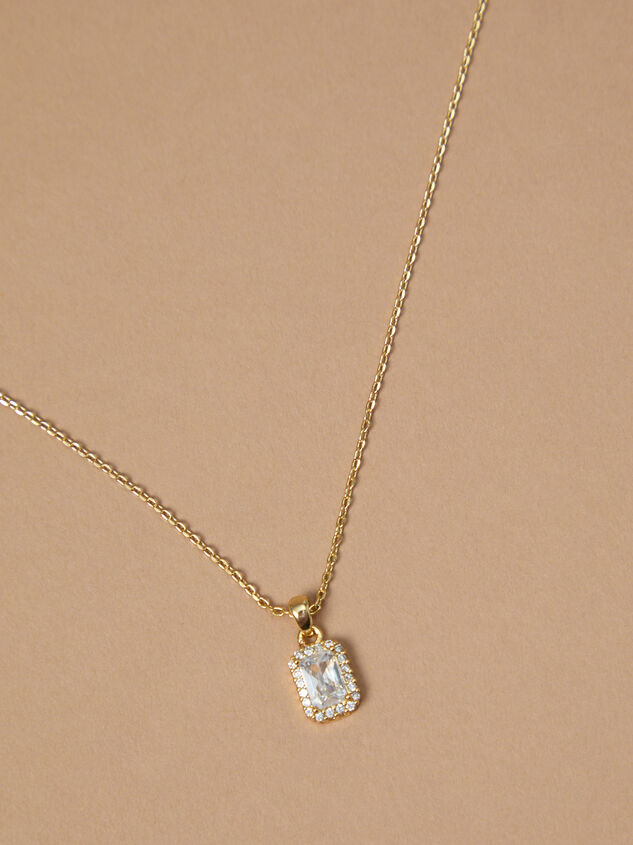 18K Gold Radiant Charm Necklace Detail 2 - ALTAR'D STATE KIDS