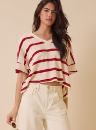 Dylan Striped V-Neck Top - AS Kids