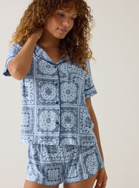 Haley Bandana Lounge Top Detail 2 - AS Kids