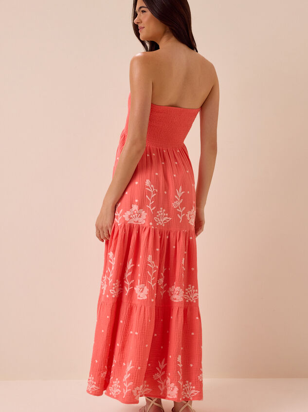 Melanie Strapless Maxi Dress Detail 5 - AS Kids