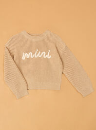Maeve Mini Topstitch Sweater - AS Kids