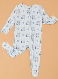 Lil Bro Long Sleeve Footie Detail 2 - AS Kids