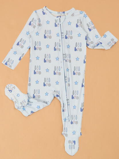 Lil Bro Long Sleeve Footie - AS Kids