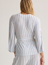 Rosalie Striped Kimono Top Detail 5 - AS Kids