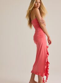 Kailen Strapless Ruffle Dress Detail 3 - AS Kids