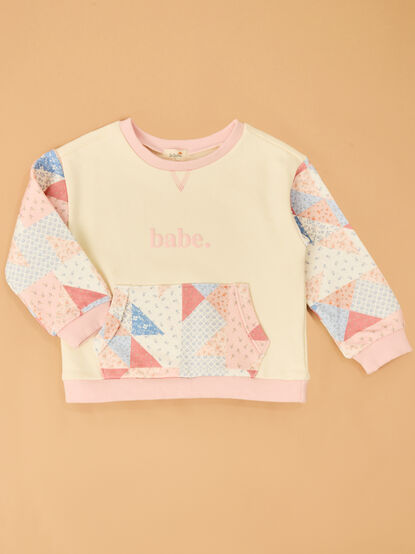 Penny Patch Babe Crewneck - ALTAR'D STATE KIDS