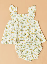 Sunshine Rose Ruffle Tank Set - AS Kids