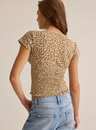 The Presley Leopard Tee Detail 4 - AS Kids