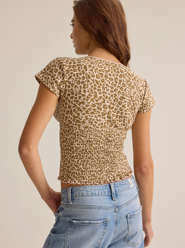 The Presley Leopard Tee Detail 4 - AS Kids